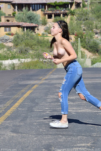 FTV Desiree Runs Outdoors By Topples