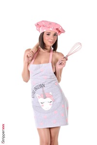 Eve Sweet Dazzles In Kawaii Costume With High Heels And Tattoos Showcasing Her Porn Star Style