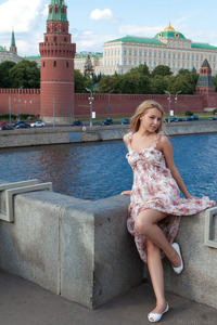 Cute Russian Blonde Nikia A In Moscow