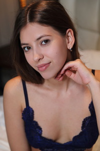Avery Slips Off Her Lace Panties And Sexy Lingerie