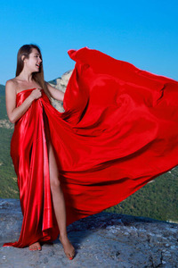 Georgia Teases Bare Breasts Under Sunny Russian Skies With Provocative Joy