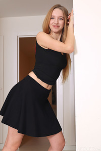 Milky Craves Attention In A Fiery Striptease Showcasing Her Perky Assets