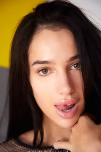 Kama Oxi Fondles Her Perfect Breasts And Masturbates To One Orgasmic Peak