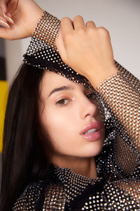 Kama Oxi Fondles Her Perfect Breasts And Masturbates To One Orgasmic Peak