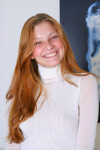 Indiana Charming Smile And Cute Redhead Allure Captivate In Her Beautiful Photos