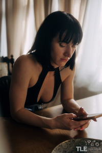 Sexy Vonda Latvian Babe With Black Bobbed Hair