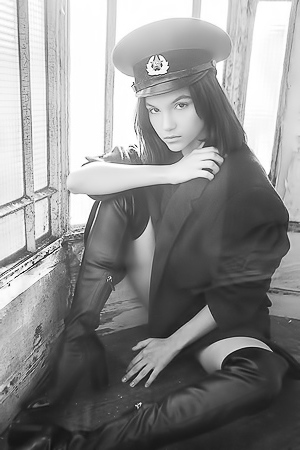 Russian Model Maria Demina Posing Naked