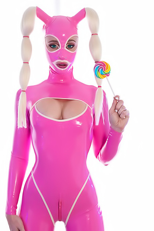 Pornstar Scarlet Chase Pink Latex