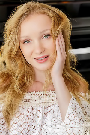 Dana Red Paired With Lacy Black Thong Panties That Leave Her Perfect Booty Bare