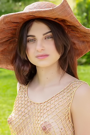 Zoelie Wearing Nothing But High Heels That Accentuate Her Long Legs And Perfect Booty