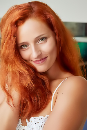 Lucianna Lucci Captivating Czech Redhead Is A Sweet Treat In Sexy Lingerie