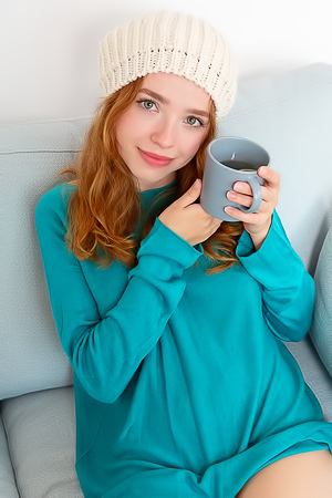 'Cozy Coy' with Rinna Ly via Met-Art