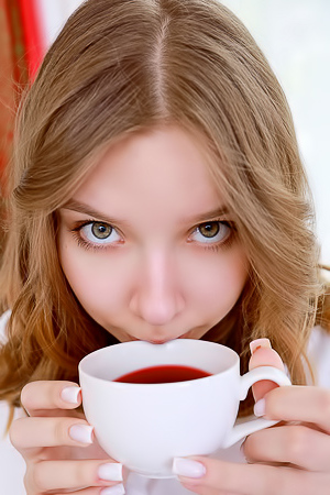 Estella Soft Thighs Parted And Perky Breasts Bare