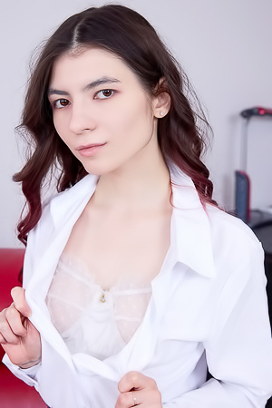 Luna Lynx Grabbing A Dildo That She Sucks Off