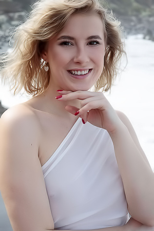 Casey Clinging To Her Lovely Breasts And Luscious Booty Like A Second Skin