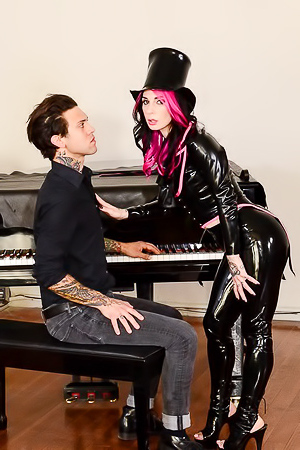 Two Latex Slut Gets Some Anal Sex