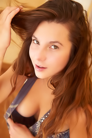 Belka Bends Over And Grabs Her Sexy Bubble Butt