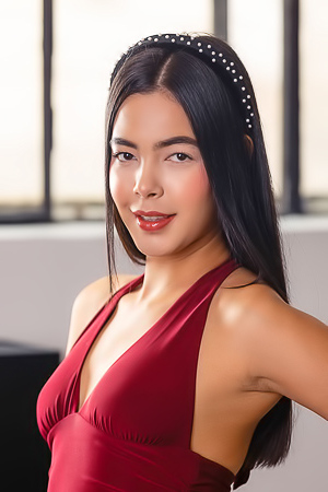Kubera Fortuna Teases In Crimson Dress Showing Sensual Thighs And Perfect Booty