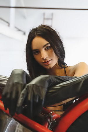 Sarah Mollicas Gloves Glide Over Leather, Secrets Unveiled Slowly