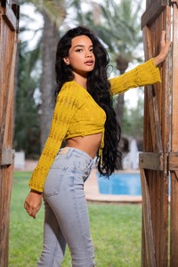 Dulce Shows Initial Striptease And Looks Incredibly Sexy