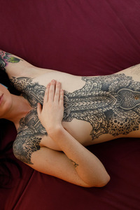 Girl With Tattoos Kelly Lamprin